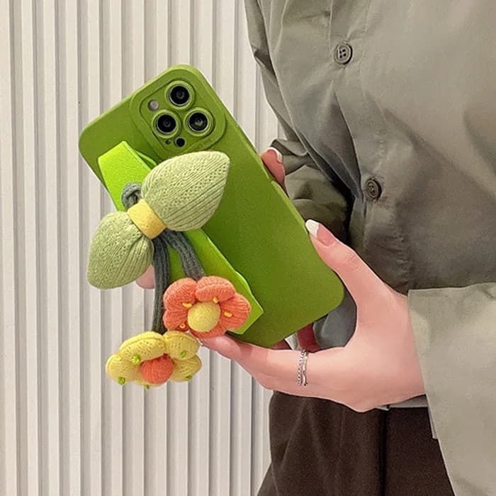 Puffer Flower iPhone Case — view 2 Puffer Flower iPhone Case — view 2