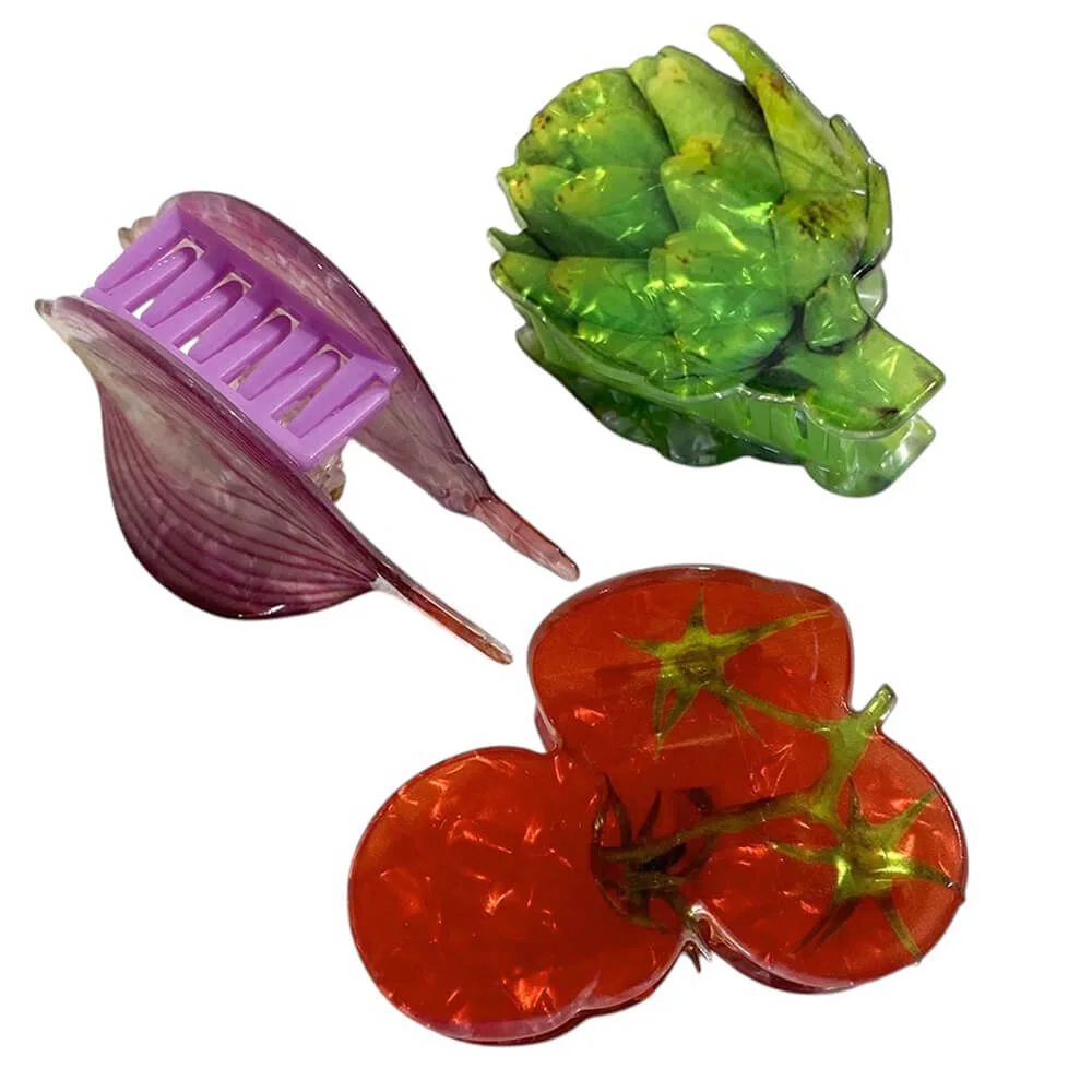 Farmers Market Hair Claw Clip — view 2 Farmers Market Hair Claw Clip — view 2