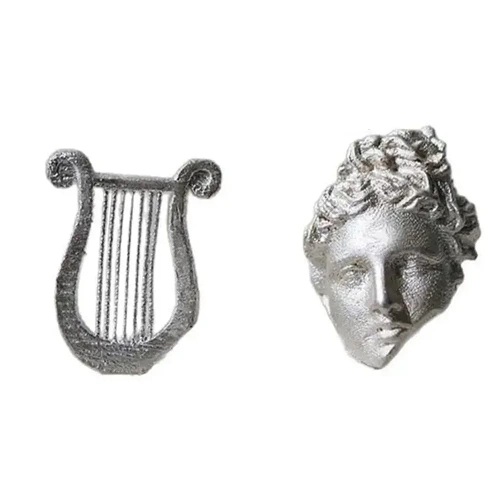 Apollo Lyre Asymmetrical Earrings — view 1 Apollo Lyre Asymmetrical Earrings — view 1