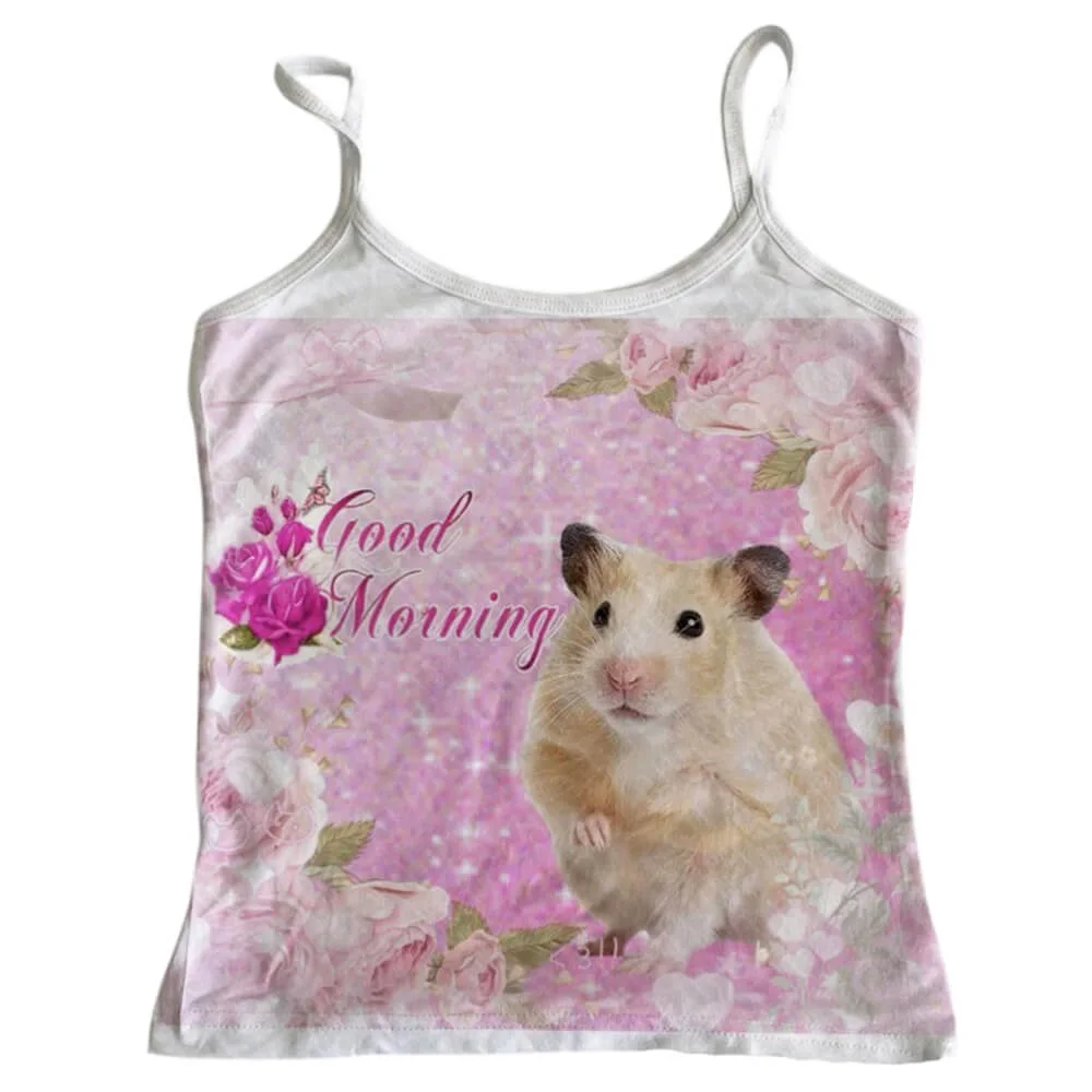 Y2K Hamster Tank Top — view 1 Y2K Hamster Tank Top — view 1