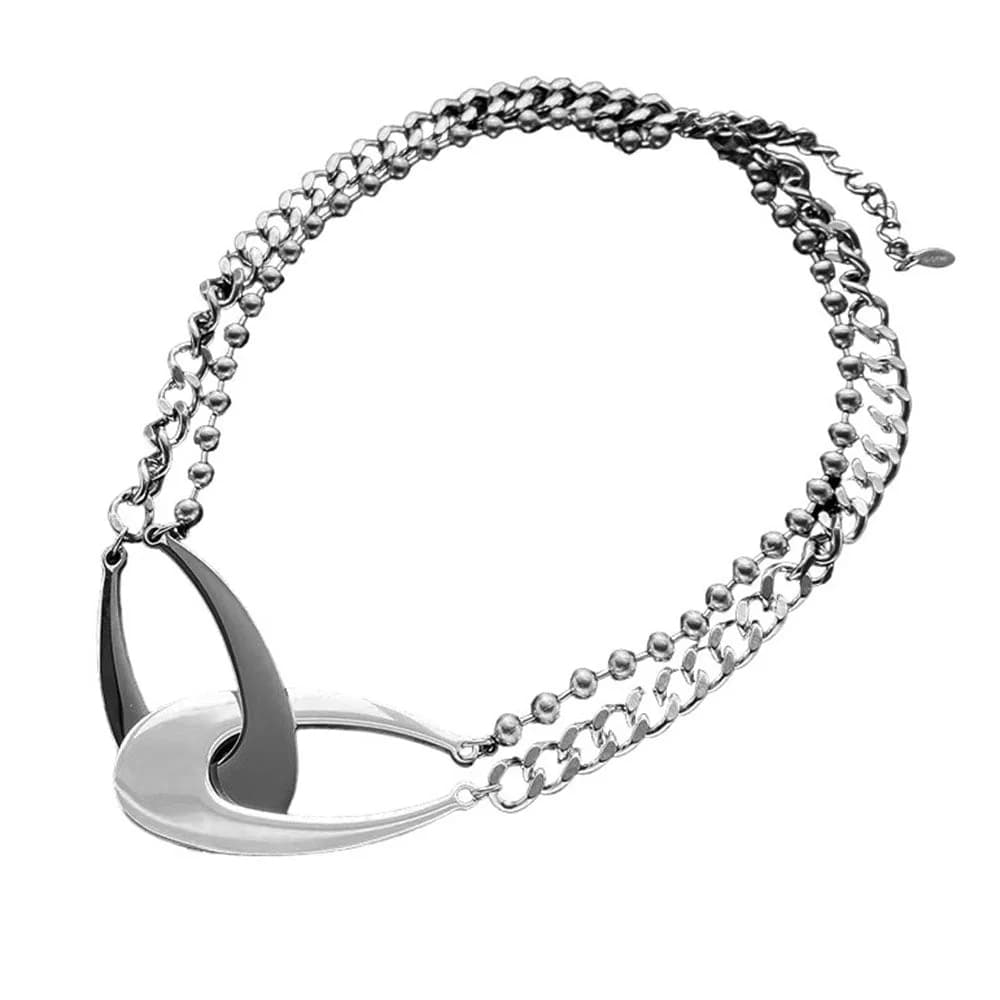 No Lesson Learned Chain Link Necklace — view 2 No Lesson Learned Chain Link Necklace — view 2