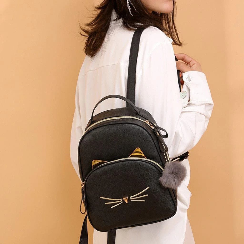 Cute Cat Mini-Backpack — view 1 Cute Cat Mini-Backpack — view 1