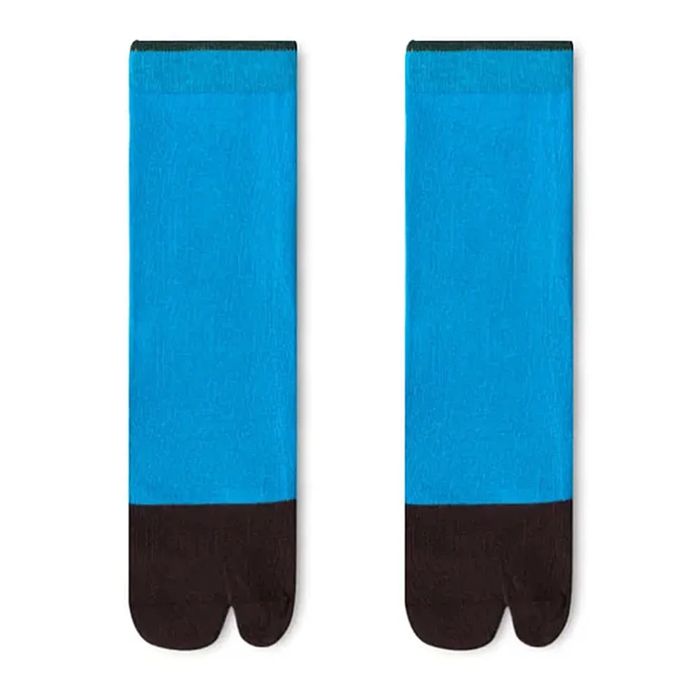 Color Block Split Toe Tabi Socks — view 2 Color Block Split Toe Tabi Socks — view 2