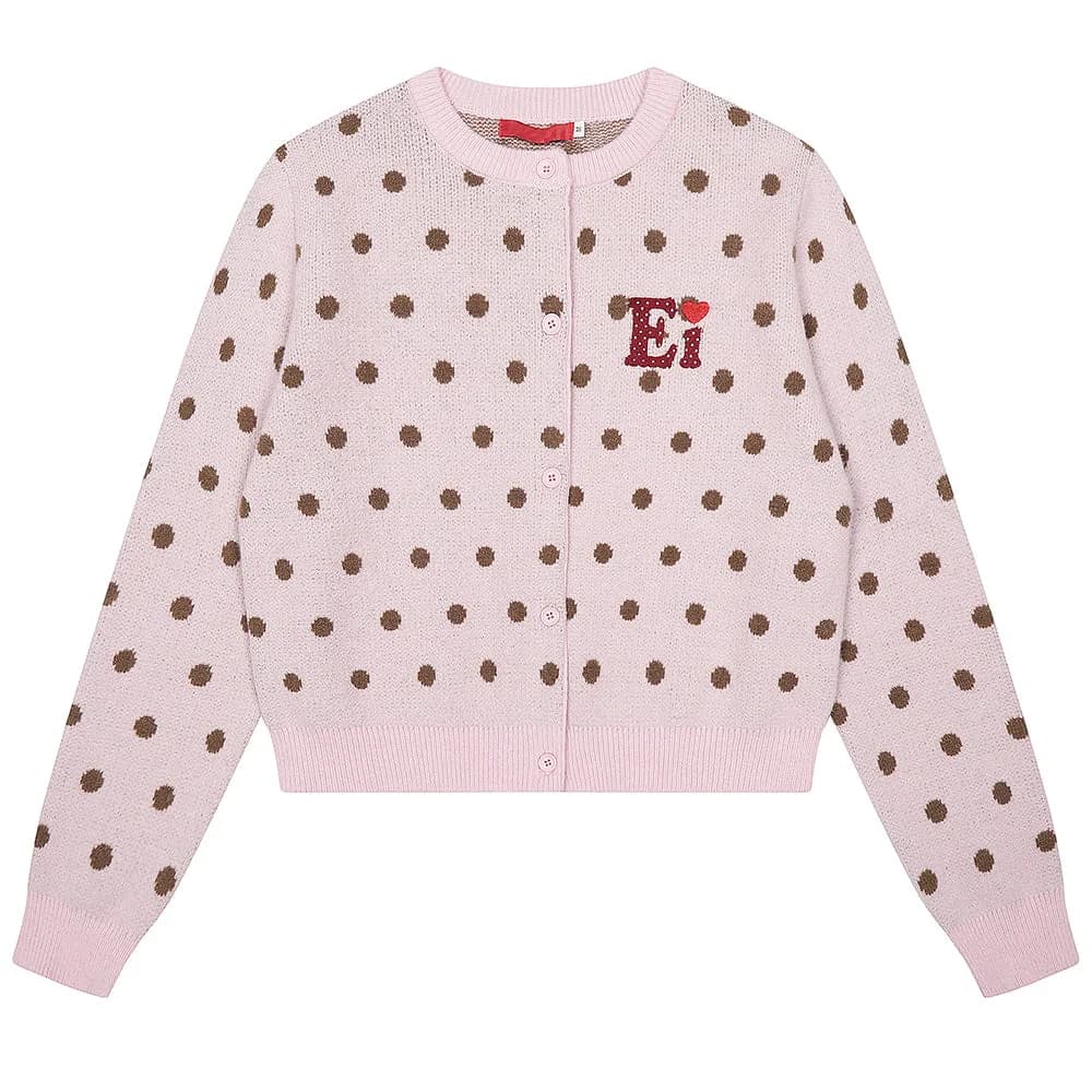 French Girl Polka Dot Cardigan — view 2 French Girl Polka Dot Cardigan — view 2