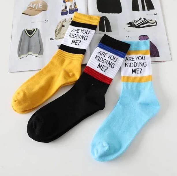 Are You Kidding Me Socks — view 2 Are You Kidding Me Socks — view 2