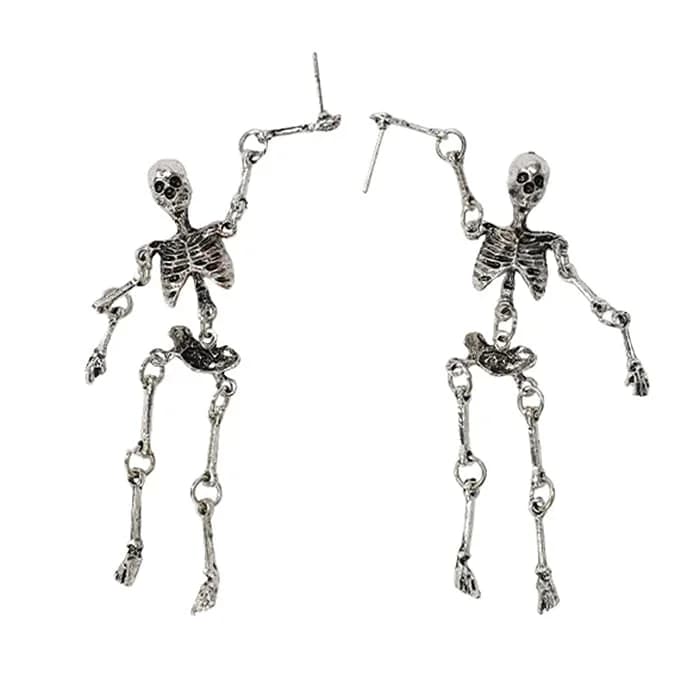 Skeleton Drop Earrings — view 1 Skeleton Drop Earrings — view 1