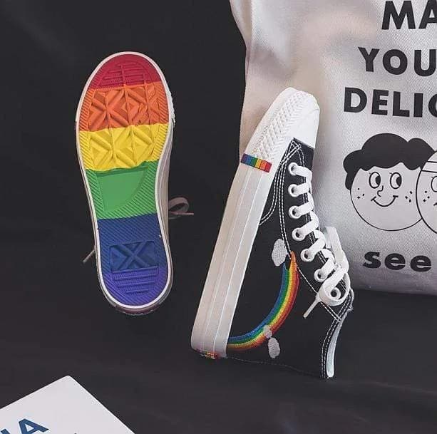 Rainbow Vibes Sneakers — view 1 Rainbow Vibes Sneakers — view 1
