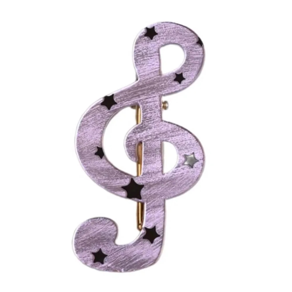 Treble Clef Hair Clip — view 1 Treble Clef Hair Clip — view 1