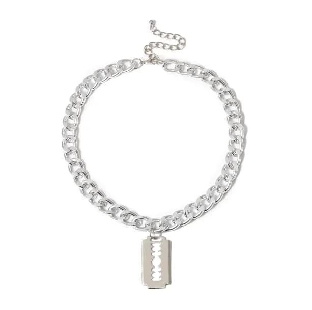 Razor Blade Necklace — view 2 Razor Blade Necklace — view 2