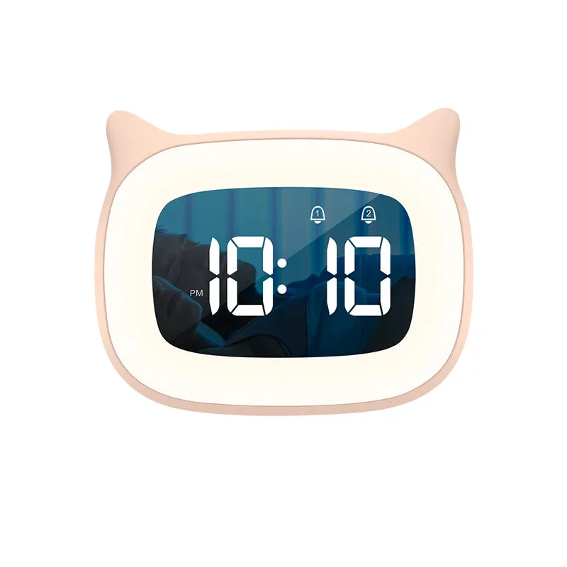 Cute Cat Digital Alarm Clock — view 2 Cute Cat Digital Alarm Clock — view 2