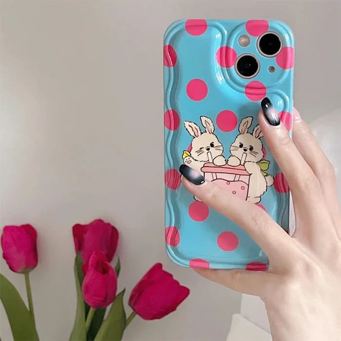 Bestie Bunny iPhone Case — view 2 Bestie Bunny iPhone Case — view 2