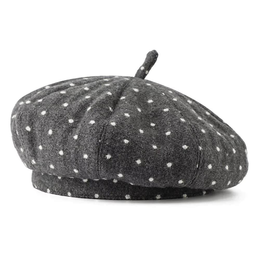 French Girl Polka Dot Beret — view 2 French Girl Polka Dot Beret — view 2