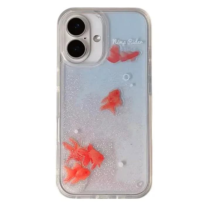 Koi Fish Glitter iPhone Case — view 1 Koi Fish Glitter iPhone Case — view 1