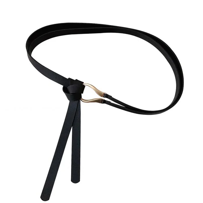 Minimalist Aesthetic Leather Belt — view 1 Minimalist Aesthetic Leather Belt — view 1