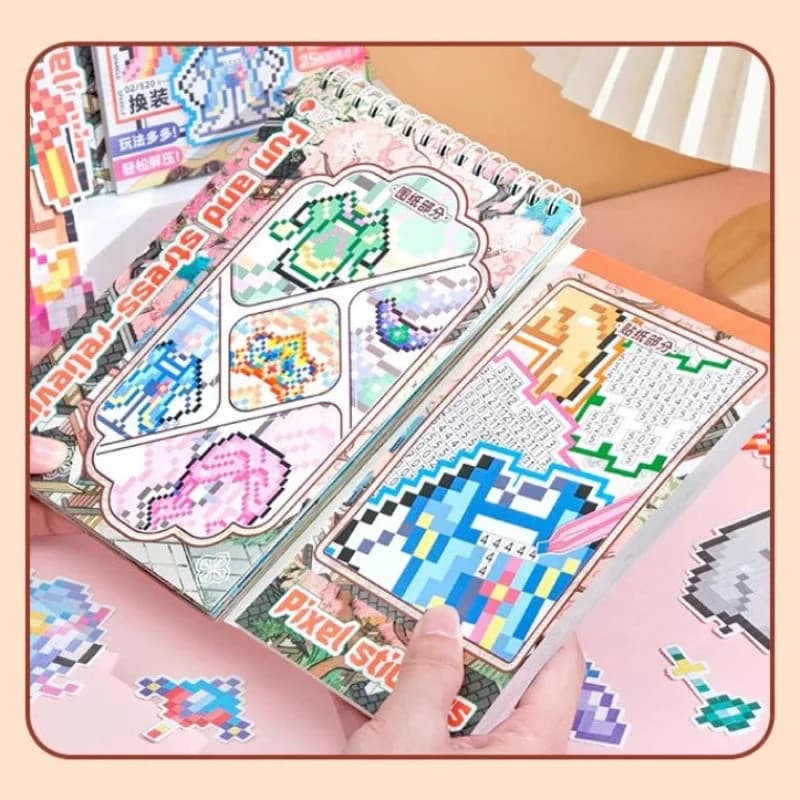 ZIYI Dress Up Pixel Art Stickers — view 2 ZIYI Dress Up Pixel Art Stickers — view 2