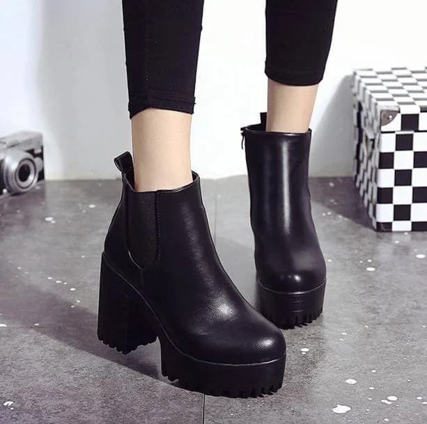 Aesthetic Ankle Boots — view 2 Aesthetic Ankle Boots — view 2