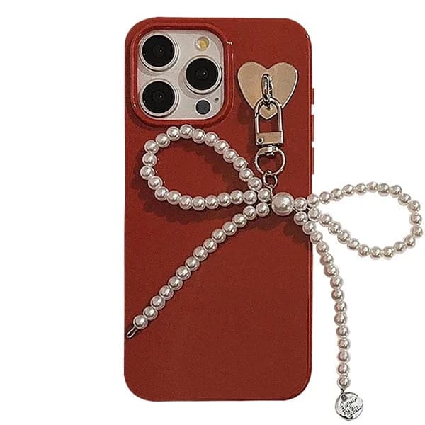 Pop of Red Bowknot iPhone Case — view 1 Pop of Red Bowknot iPhone Case — view 1