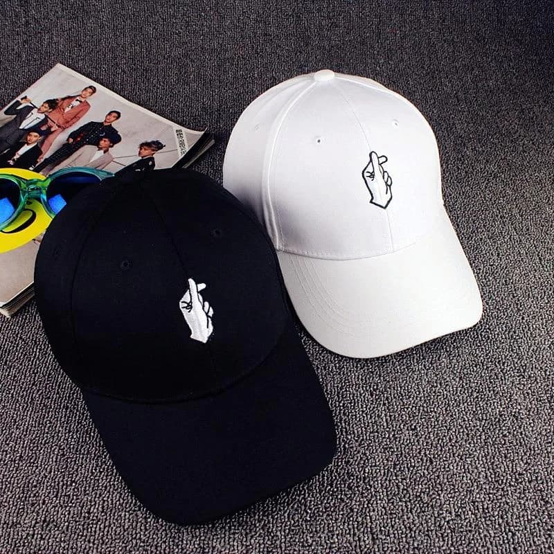 Finger Heart Cap — view 1 Finger Heart Cap — view 1