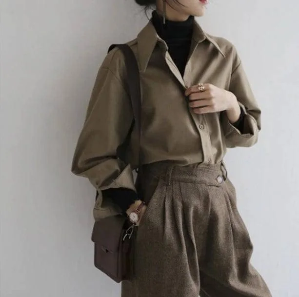 Dark Academia Blouse — view 2 Dark Academia Blouse — view 2