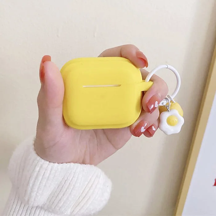 Yellow Egg AirPods Case — view 2 Yellow Egg AirPods Case — view 2