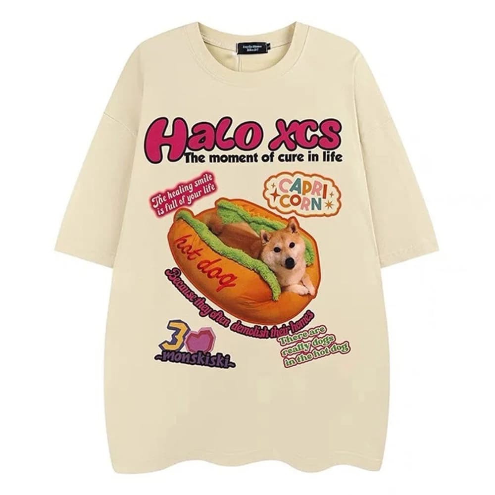 Shiba Inu Dog Aesthetic T-Shirt — view 1 Shiba Inu Dog Aesthetic T-Shirt — view 1