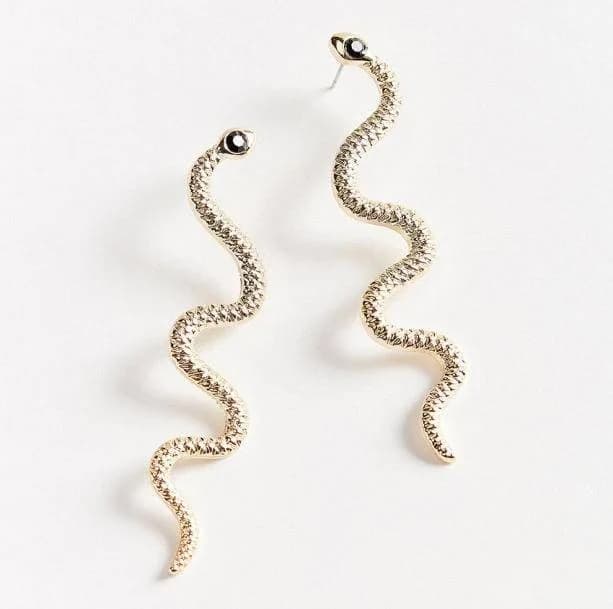 Snake Earrings — view 2 Snake Earrings — view 2