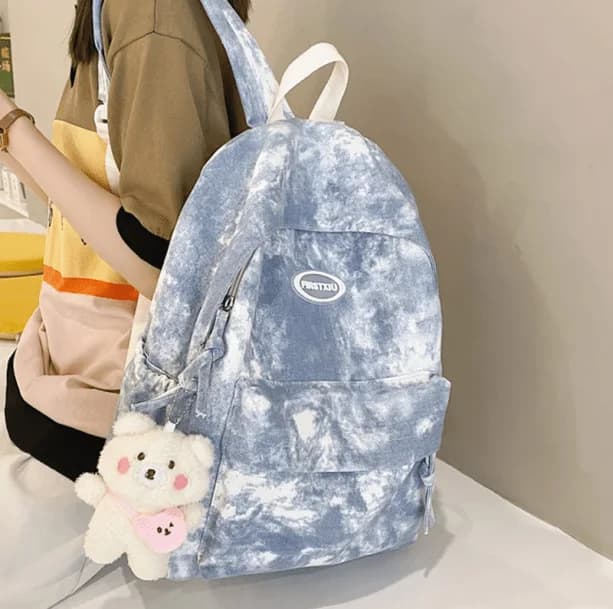 Tie Dye School Backpack — view 2 Tie Dye School Backpack — view 2