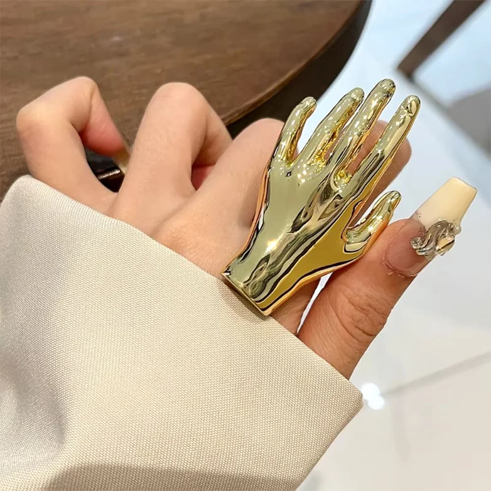 Hand Shaped Ring — view 2 Hand Shaped Ring — view 2