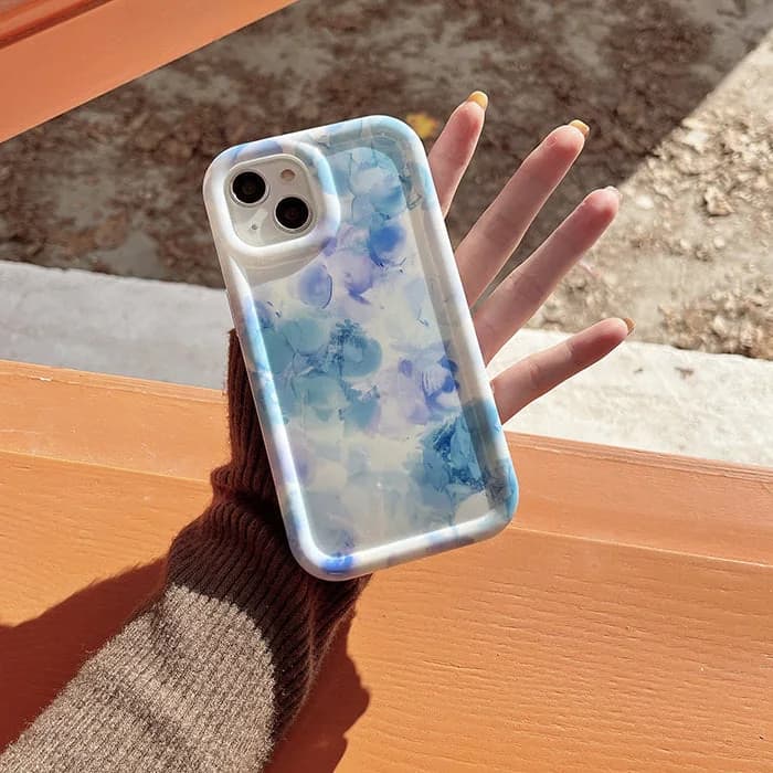 Flower Oil Painting iPhone Case — view 2 Flower Oil Painting iPhone Case — view 2