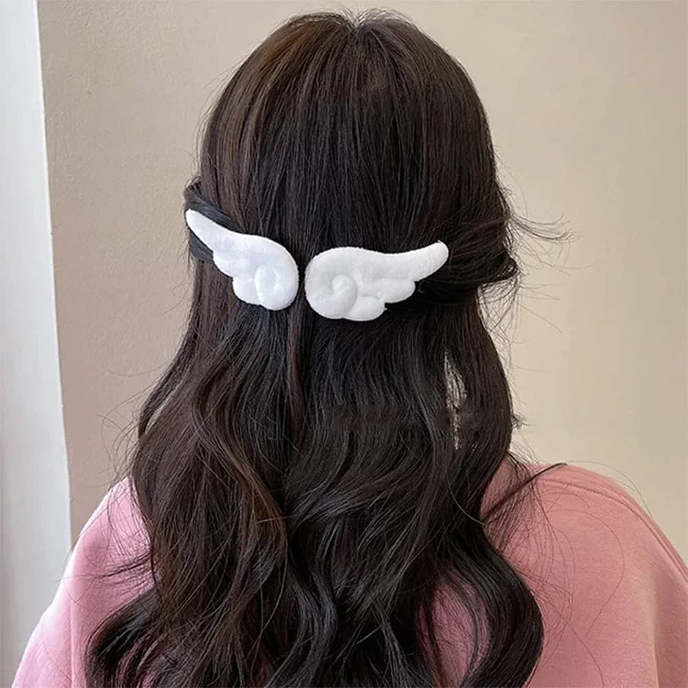 Soft Girl Angel Wings Hair Clips — view 2 Soft Girl Angel Wings Hair Clips — view 2