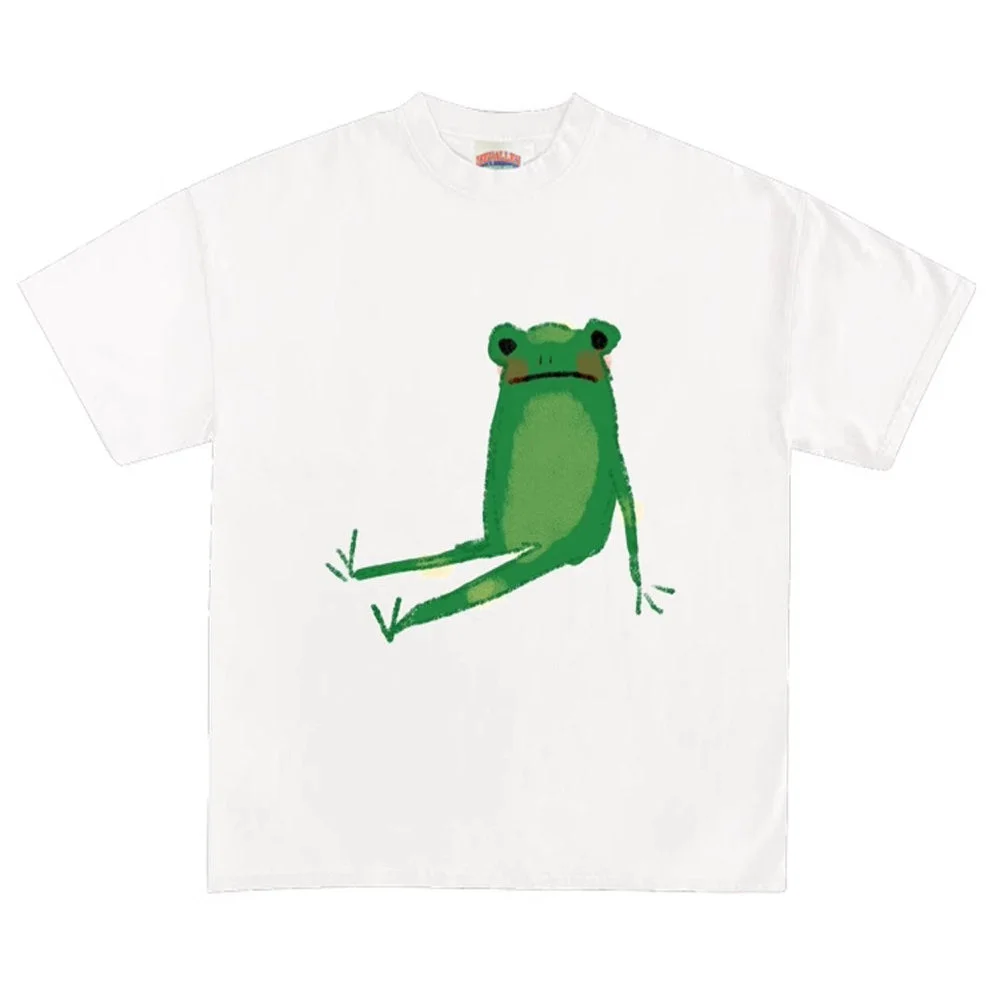 Comfy Frog Print Tee — view 2 Comfy Frog Print Tee — view 2