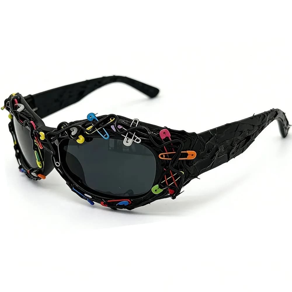 Safety Pin Chaos Sunglasses — view 1 Safety Pin Chaos Sunglasses — view 1