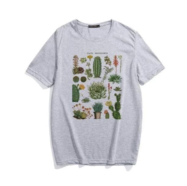Cactus Succulents T-Shirt — view 2 Cactus Succulents T-Shirt — view 2