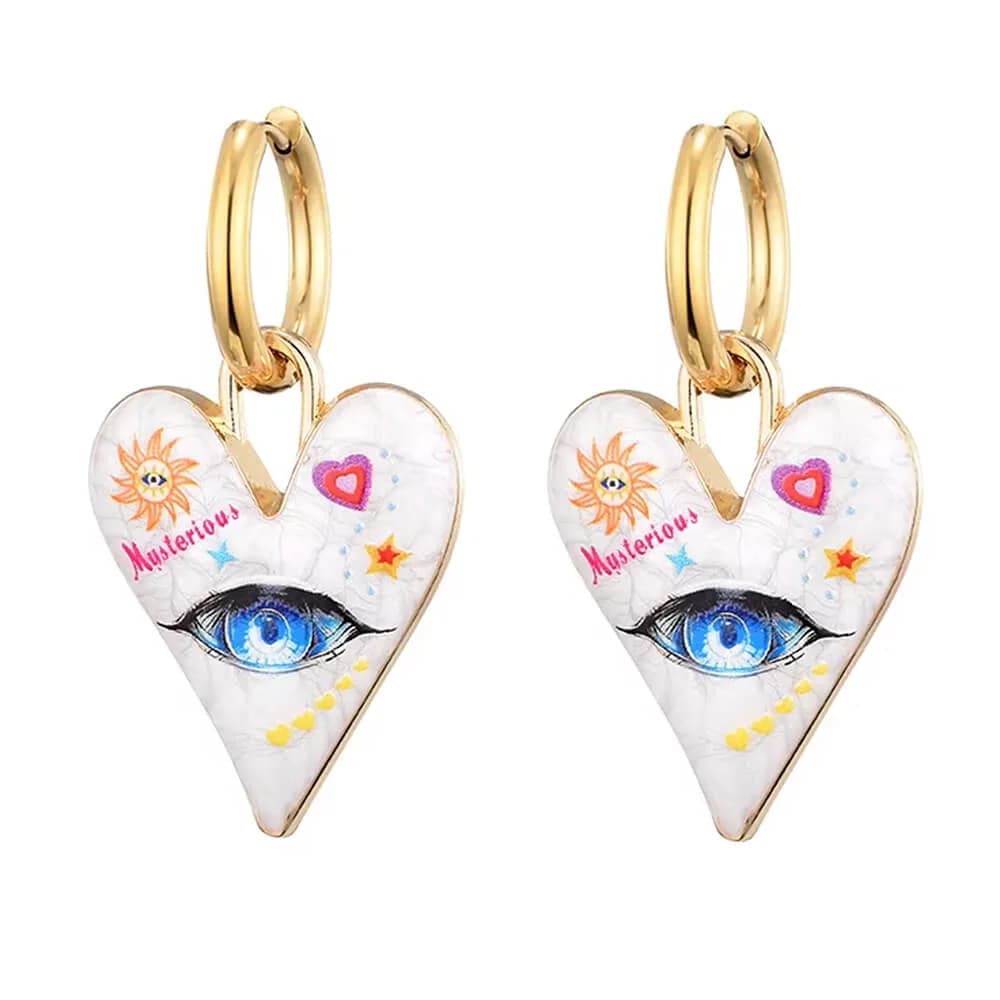 All-Seeing Heart Earrings — view 1 All-Seeing Heart Earrings — view 1
