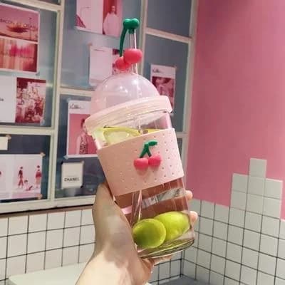 Kawaii Banana Water Bottle — view 2 Kawaii Banana Water Bottle — view 2
