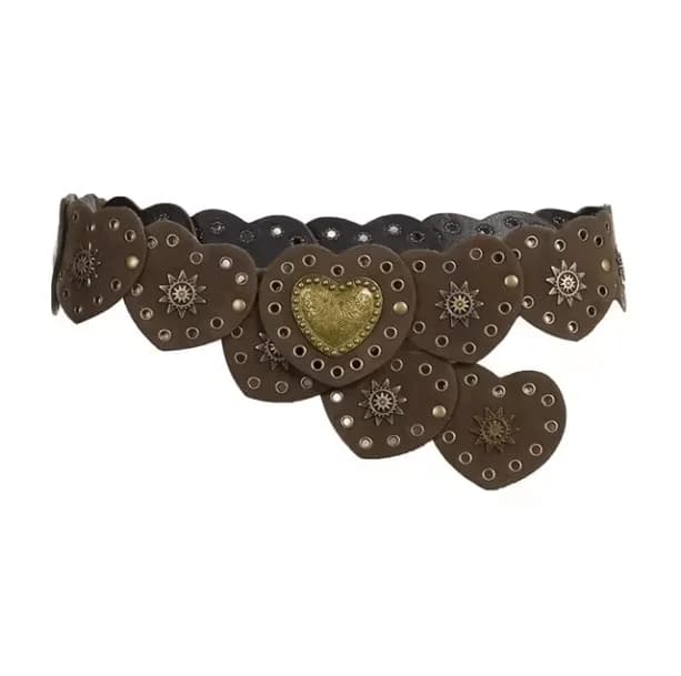 Fairycore Heart Buckle Belt — view 1 Fairycore Heart Buckle Belt — view 1