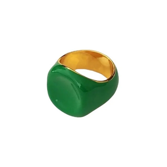 Chunky Enamel Ring — view 2 Chunky Enamel Ring — view 2