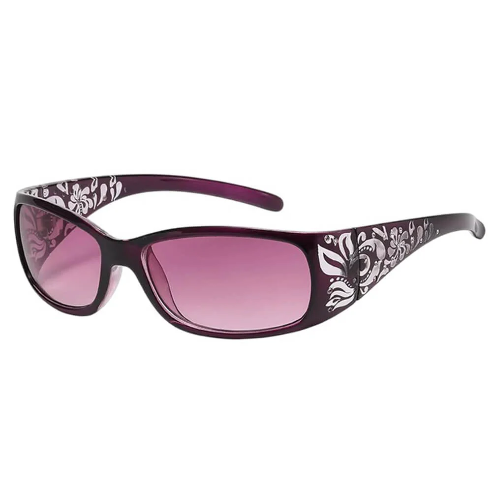 Y2K Diva Floral Sunglasses — view 1 Y2K Diva Floral Sunglasses — view 1