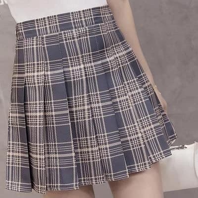 Kawaii Plaid Mini Skirts — view 2 Kawaii Plaid Mini Skirts — view 2