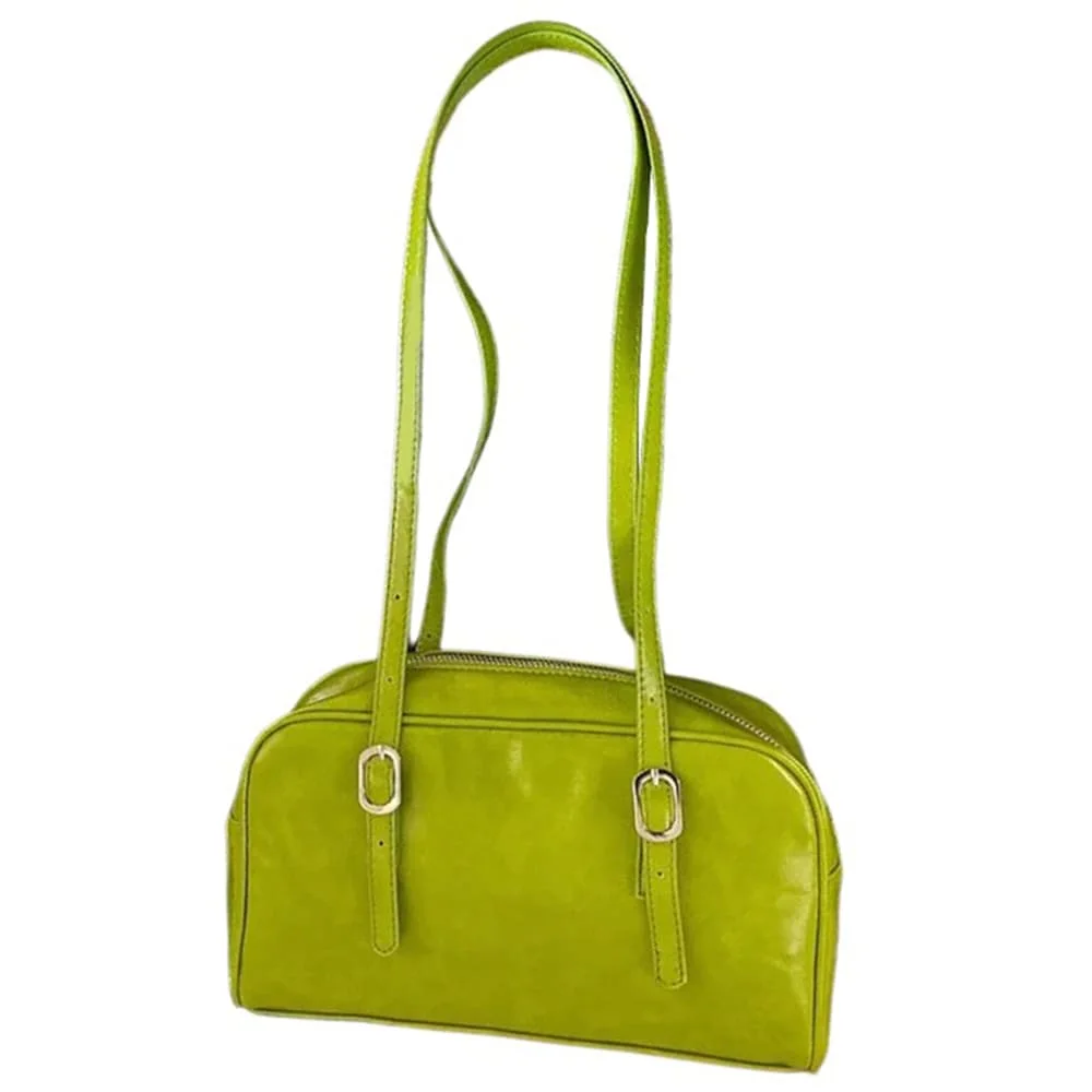 Minimalist Style Shoulder Bag in Green — view 1 Minimalist Style Shoulder Bag in Green — view 1