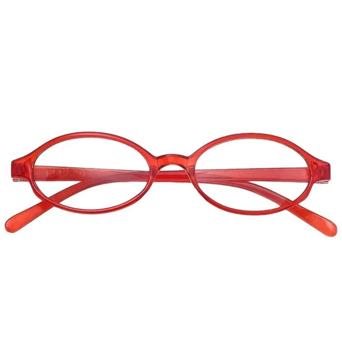 Y2K Aesthetic Oval Glasses — view 2 Y2K Aesthetic Oval Glasses — view 2