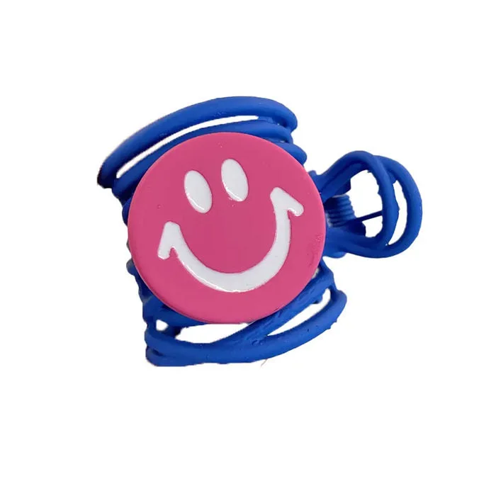 Indie Smiley Face Hair Claw — view 1 Indie Smiley Face Hair Claw — view 1