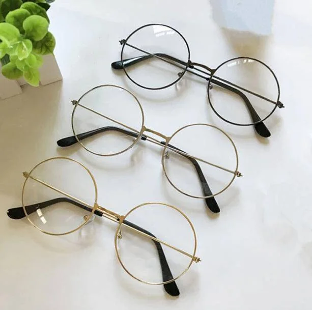 Retro Large Round Glasses — view 1 Retro Large Round Glasses — view 1