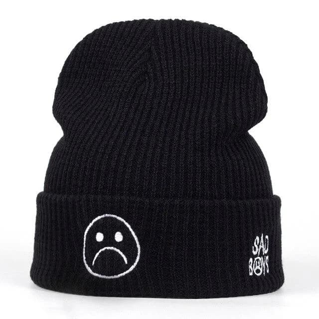Sad Boy Beanie — view 2 Sad Boy Beanie — view 2