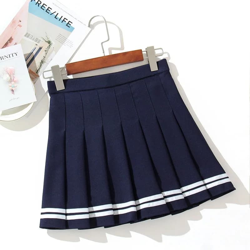 High Waist Pleated Skirt — view 2 High Waist Pleated Skirt — view 2