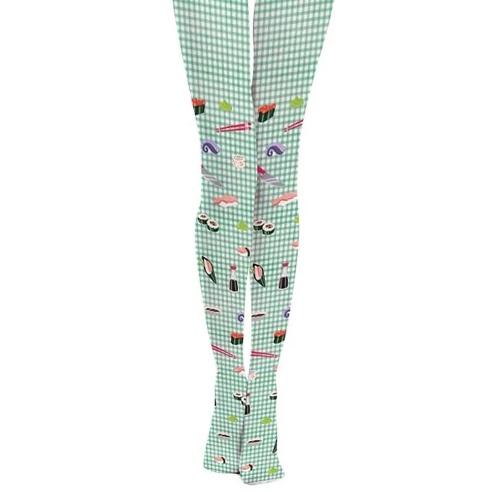 Sushi Print Tights — view 1 Sushi Print Tights — view 1