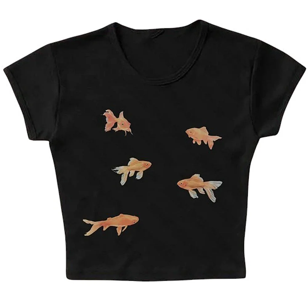 Koi Fish Baby Tee — view 2 Koi Fish Baby Tee — view 2