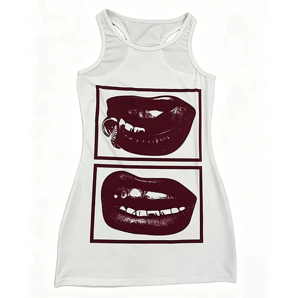 Grunge Sleaze Distressed Kiss Dress — view 2 Grunge Sleaze Distressed Kiss Dress — view 2