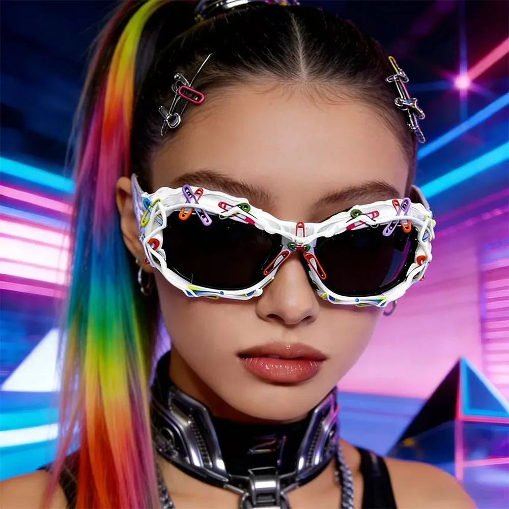 Safety Pin Chaos Sunglasses — view 2 Safety Pin Chaos Sunglasses — view 2