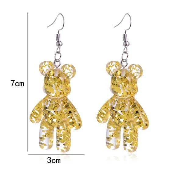 Pastel Bear Earrings — view 2 Pastel Bear Earrings — view 2